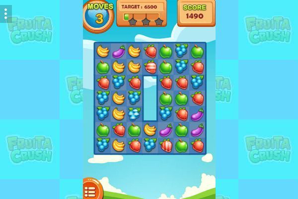 Fruita Crush 🕹️ 🍬 | Puzzle Match-3 Kostenloses Browserspiel - Bild 3