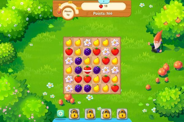 Garden Tales 2 🕹️ 🍬 | Free Puzzle Match-3 Browser Game - Image 2