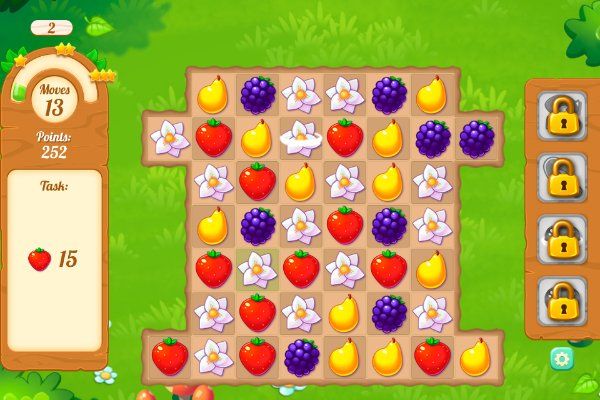Garden Tales 3 🕹️ 🍬 | Puzzle Match-3 Kostenloses Browserspiel - Bild 2