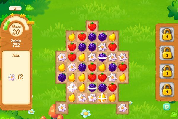 Garden Tales 3 🕹️ 🍬 | Gioco per browser rompicapo match-3 - Immagine 3