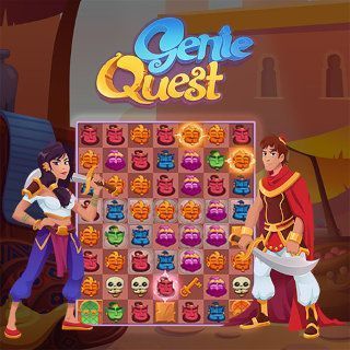 Play Genie Quest  🕹️ 🍬