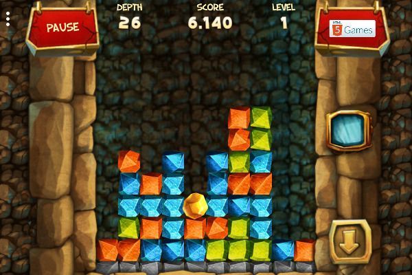 Gold Rush 🕹️ 🍬 | Puzzle Match-3 Kostenloses Browserspiel - Bild 2