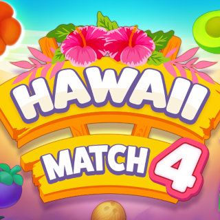 Spielen sie Hawaii Match 4  🕹️ 🍬