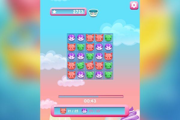Jelly Island 🕹️ 🍬 | Puzzle Match-3 Kostenloses Browserspiel - Bild 3