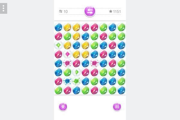 Jewel Bubbles 3 🕹️ 🍬 | Juego de navegador rompecabezas match-3 - Imagen 1