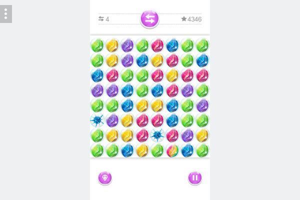 Jewel Bubbles 3 🕹️ 🍬 | Juego de navegador rompecabezas match-3 - Imagen 3