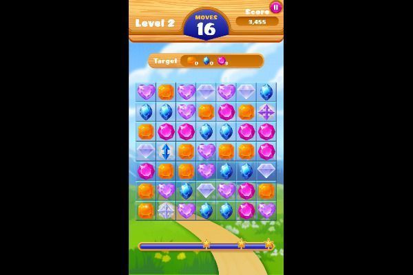 Jewel Crush 🕹️ 🍬 | Juego de navegador rompecabezas match-3 - Imagen 3