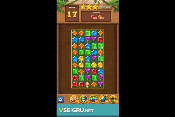 Jewel Jungle 🕹️ 🍬 | Puzzle Match-3 Kostenloses Browserspiel - Bild 3