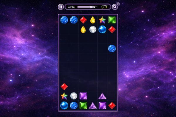 Jewel Link 🕹️ 🍬 | Juego de navegador rompecabezas match-3 - Imagen 2