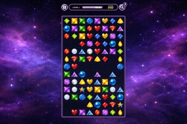 Jewel Link 🕹️ 🍬 | Juego de navegador rompecabezas match-3 - Imagen 3