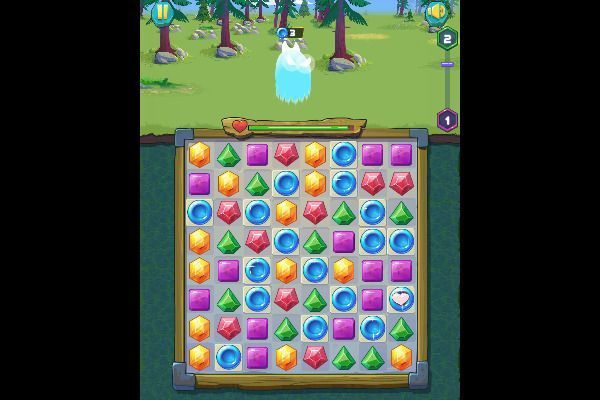 Jewel Monsters 🕹️ 🍬 | Puzzle Match-3 Kostenloses Browserspiel - Bild 2