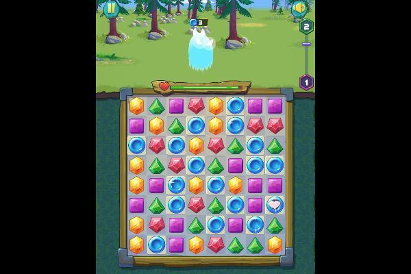 Jewel Monsters 🕹️ 🍬 | Gioco per browser rompicapo match-3 - Immagine 2