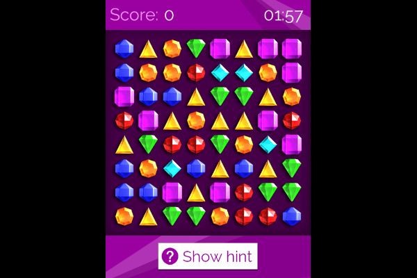 Jewelish 🕹️ 🍬 | Puzzle Match-3 Kostenloses Browserspiel - Bild 1