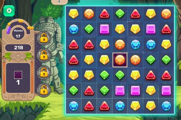 Jewels Blitz 5 🕹️ 🍬 | Puzzle Match-3 Kostenloses Browserspiel - Bild 1