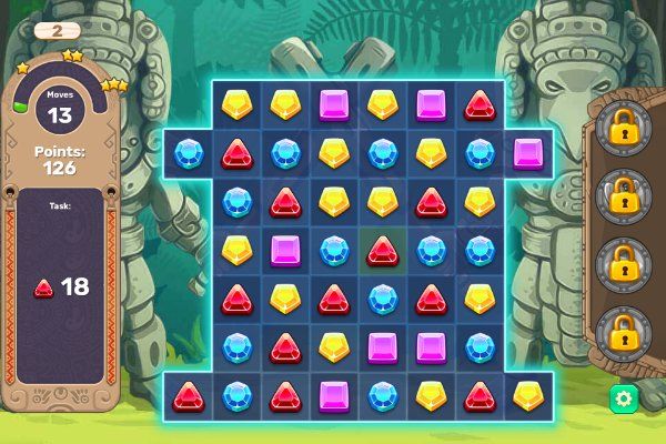 Jewels Blitz 6 🕹️ 🍬 | Free Puzzle Match-3 Browser Game - Image 2