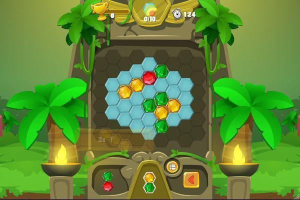 Jewels Mania 🕹️ 🍬 | Juego de navegador rompecabezas match-3 - Imagen 2