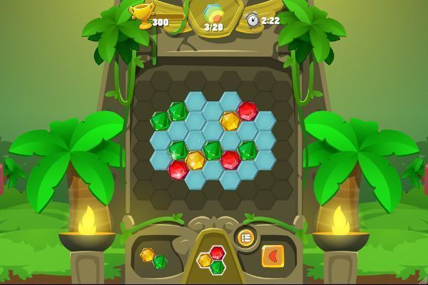 Jewels Mania 🕹️ 🍬 | Juego de navegador rompecabezas match-3 - Imagen 3