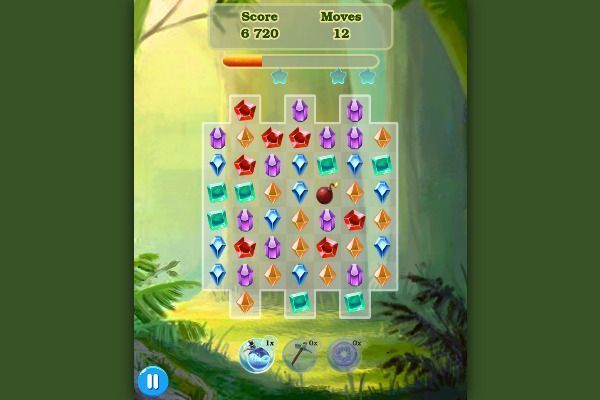 Magic Jewels 🕹️ 🍬 | Puzzle Match-3 Kostenloses Browserspiel - Bild 2