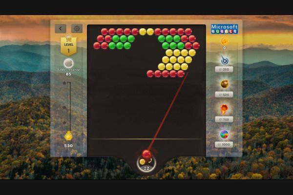 Microsoft Bubble 🕹️ 🍬 | Puzzle Match-3 Kostenloses Browserspiel - Bild 1