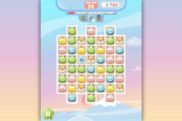 Momo Pop 🕹️ 🍬 | Juego de navegador rompecabezas match-3 - Imagen 2