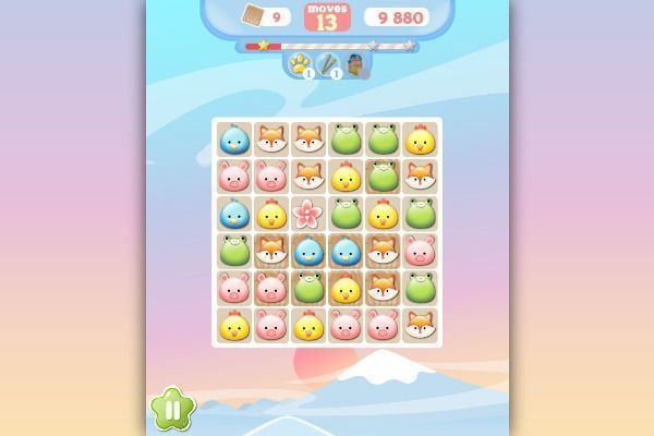 Momo Pop 🕹️ 🍬 | Puzzle Match-3 Kostenloses Browserspiel - Bild 3