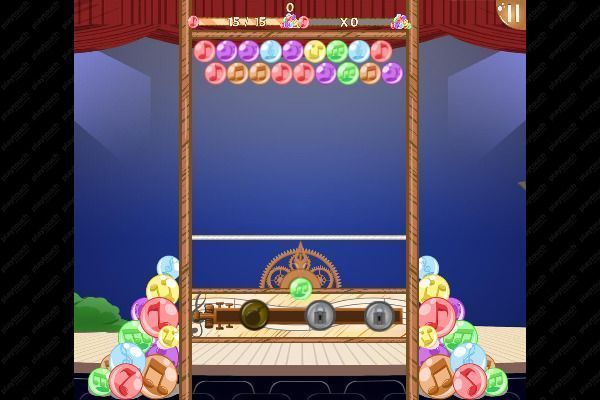 Musical Bubble 🕹️ 🍬 | Free Puzzle Match-3 Browser Game - Image 1
