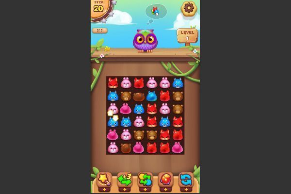 Pet Crush 🕹️ 🍬 | Free Puzzle Match-3 Browser Game - Image 1