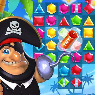 Jouer au Pirates Match The Lost Treasure  🕹️ 🍬
