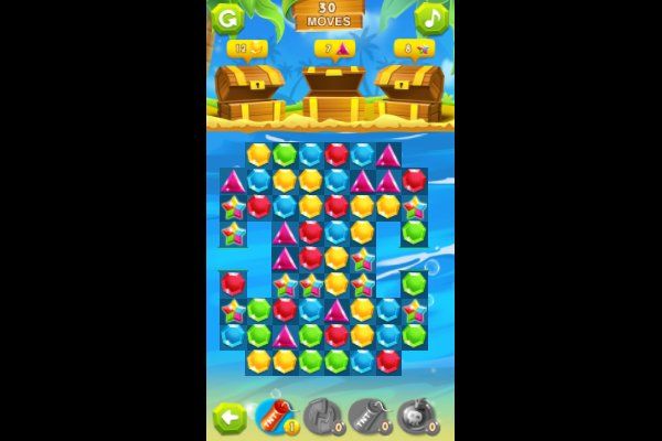 Pirates Match The Lost Treasure 🕹️ 🍬 | Jeu de navigateur de puzzle match-3 - Image 3