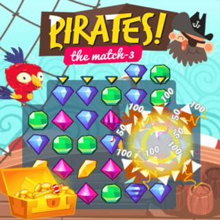 Jogar Pirates! The Match 3  🕹️ 🍬