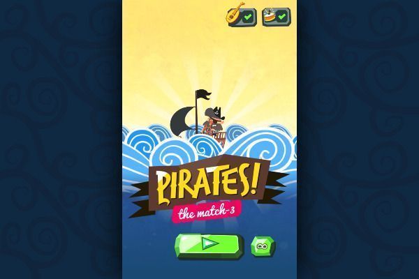 Pirates! The Match 3 🕹️ 🍬 | Jogo de navegador de quebra-cabeças match-3 - Imagem 1