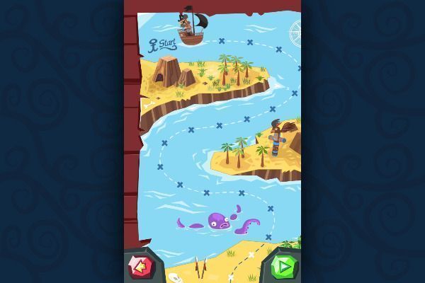 Pirates! The Match 3 🕹️ 🍬 | Free Puzzle Match-3 Browser Game - Image 2