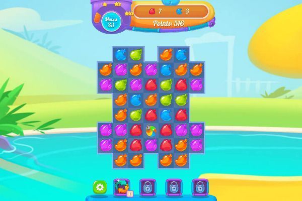 Pool Party 🕹️ 🍬 | Puzzle Match-3 Kostenloses Browserspiel - Bild 1
