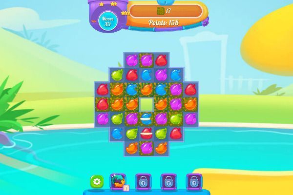 Pool Party 🕹️ 🍬 | Puzzle Match-3 Kostenloses Browserspiel - Bild 2