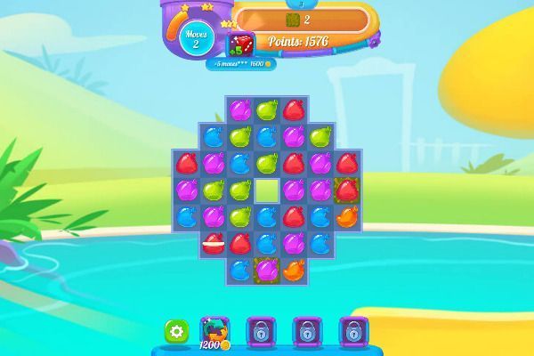 Pool Party 🕹️ 🍬 | Puzzle Match-3 Kostenloses Browserspiel - Bild 3