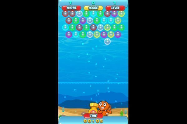 Sea Bubble Shooter 🕹️ 🍬 | Jogo de navegador de quebra-cabeças match-3 - Imagem 1