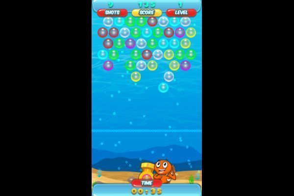 Sea Bubble Shooter 🕹️ 🍬 | Jogo de navegador de quebra-cabeças match-3 - Imagem 2
