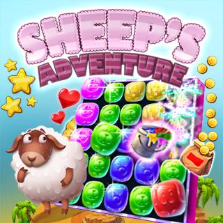 Spielen sie Sheeps Adventure  🕹️ 🍬