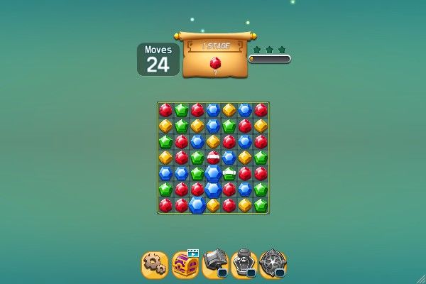 Stickman Jewel Match 3 Master 🕹️ 🍬 | Free Puzzle Match-3 Browser Game - Image 1
