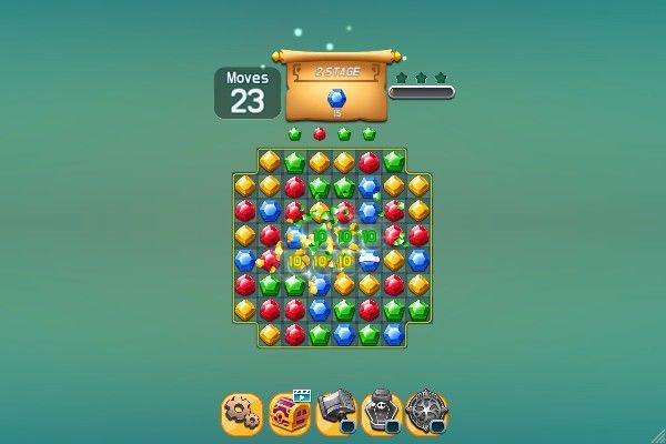 Stickman Jewel Match 3 Master 🕹️ 🍬 | Puzzle Match-3 Kostenloses Browserspiel - Bild 2