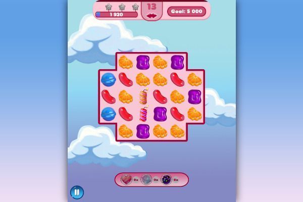 Super Candy Jewels 🕹️ 🍬 | Juego de navegador rompecabezas match-3 - Imagen 1
