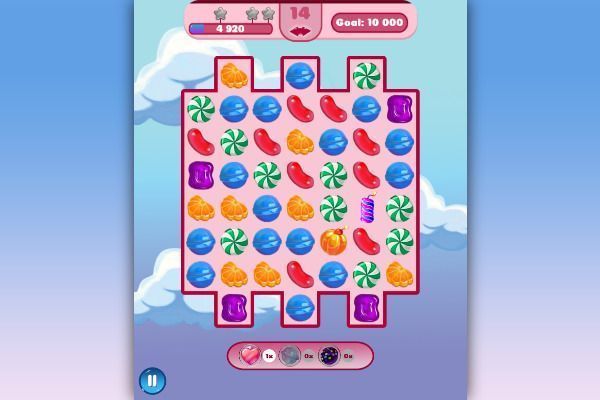 Super Candy Jewels 🕹️ 🍬 | Gioco per browser rompicapo match-3 - Immagine 2
