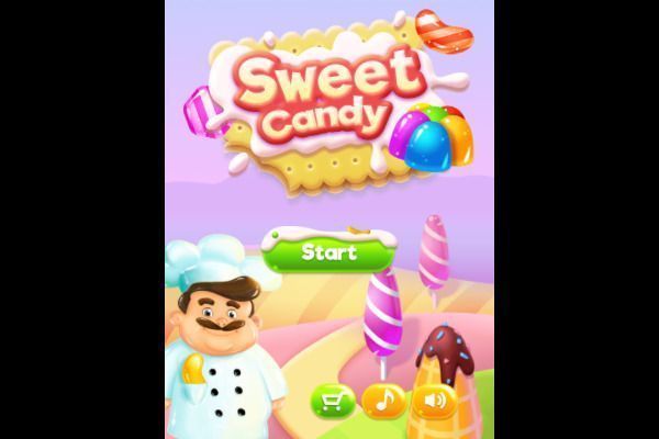 Sweet Candy 🕹️ 🍬 | Jeu de navigateur de puzzle match-3 - Image 1