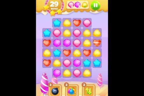 Sweet Candy 🕹️ 🍬 | Juego de navegador rompecabezas match-3 - Imagen 3