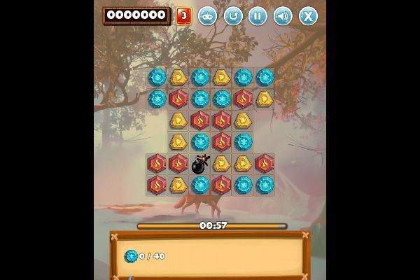Treasure Hunt 🕹️ 🍬 | Puzzle Match-3 Kostenloses Browserspiel - Bild 3