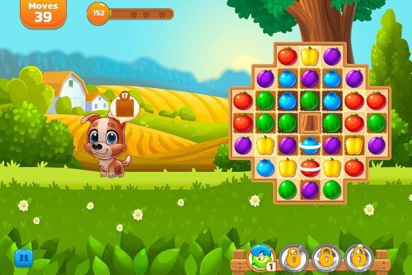 Yummy Tales 2 🕹️ 🍬 | Puzzle Match-3 Kostenloses Browserspiel - Bild 2