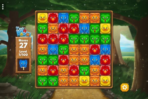 Zoo Boom 🕹️ 🍬 | Free Puzzle Match-3 Browser Game - Image 3