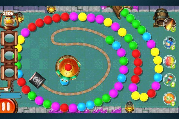 Zumar Deluxe 🕹️ 🍬 | Puzzle Match-3 Kostenloses Browserspiel - Bild 2