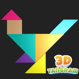 Jouer au 3D Tangram  🕹️ 💡