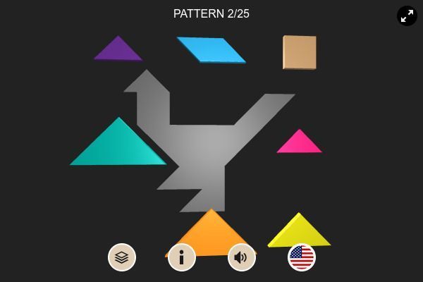 3D Tangram 🕹️ 💡 | Free Puzzle Logic Browser Game - Image 2